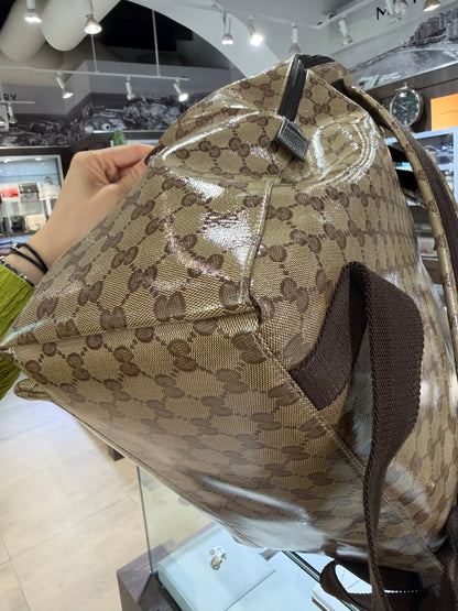 Gucci GG Coated Canvas Backpack