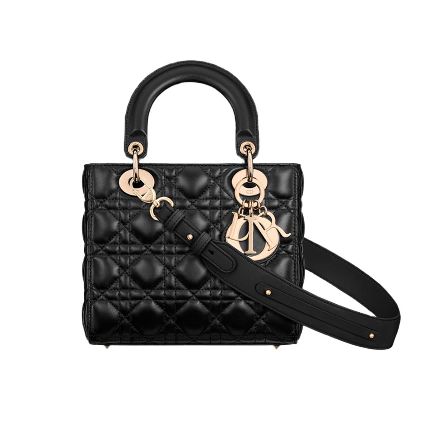 Christian Dior Small Lady Black Cannage Lambskin