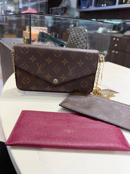 Pre-Owned LV Pochette Monogram Félicie