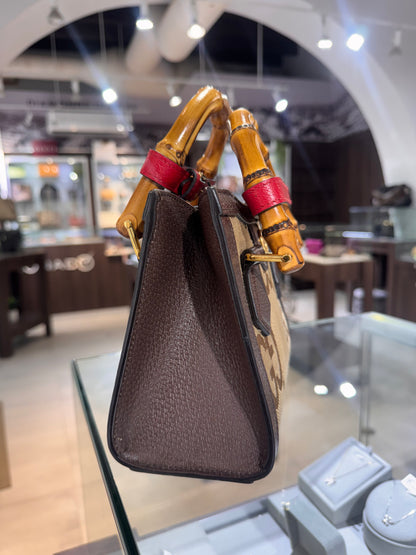 Gucci Jumbo GG Mini Diana Bamboo