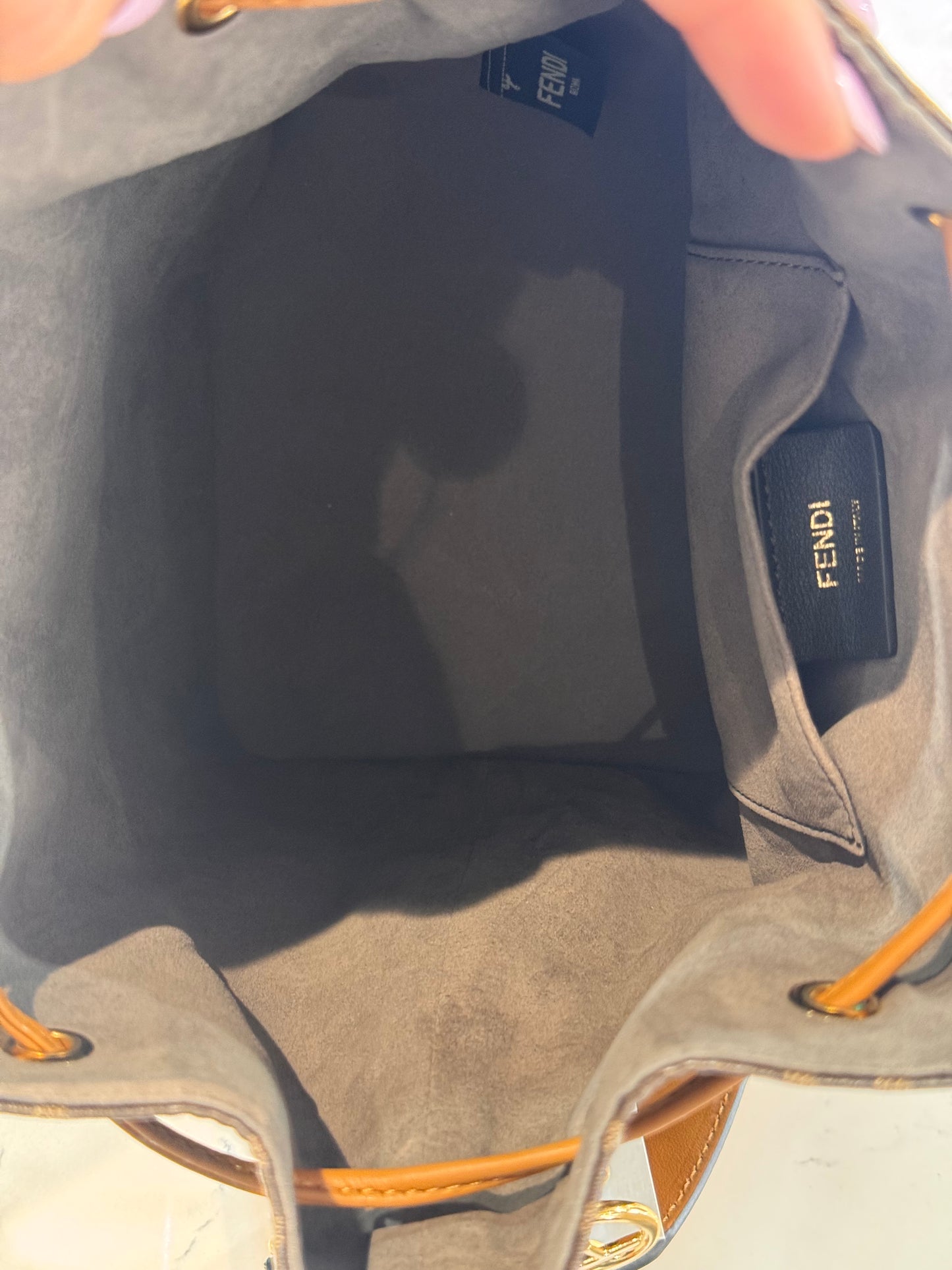 Fendi Mon Tresor Zucca Bucket Bag