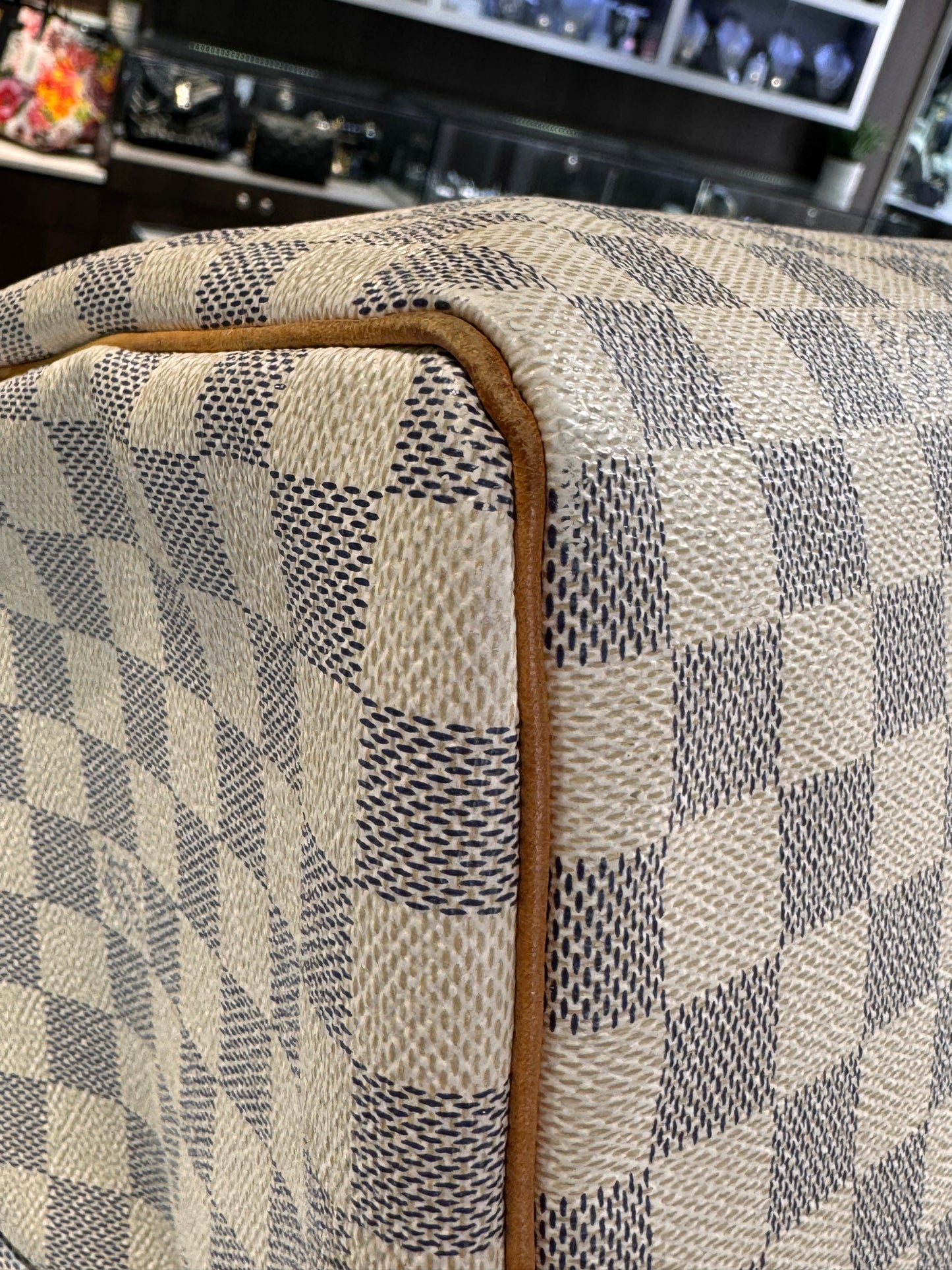 Louis Vuitton Speedy 30 Damier Azur