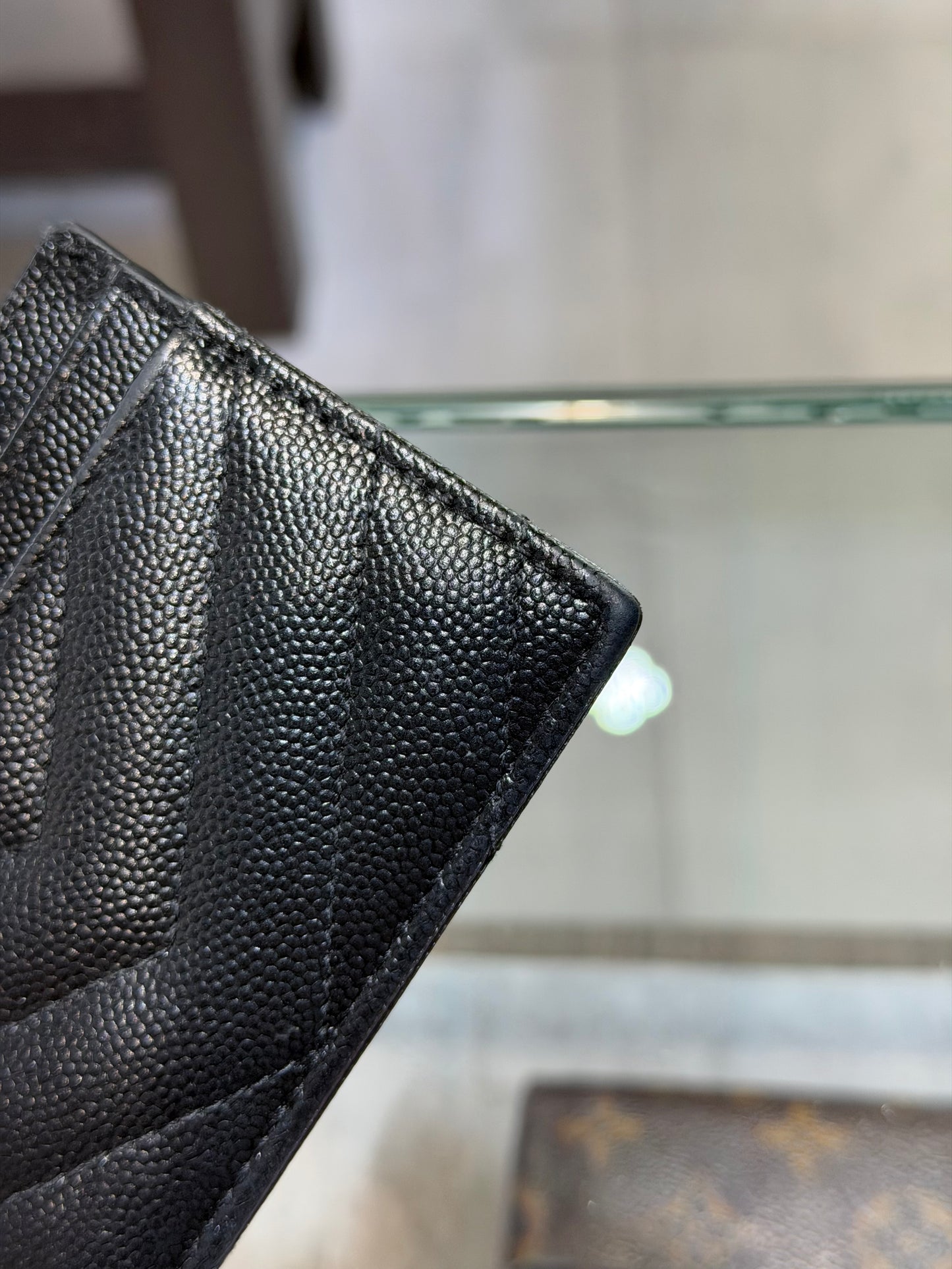 PreOwned Saint Laurent Cassandre Card Holder