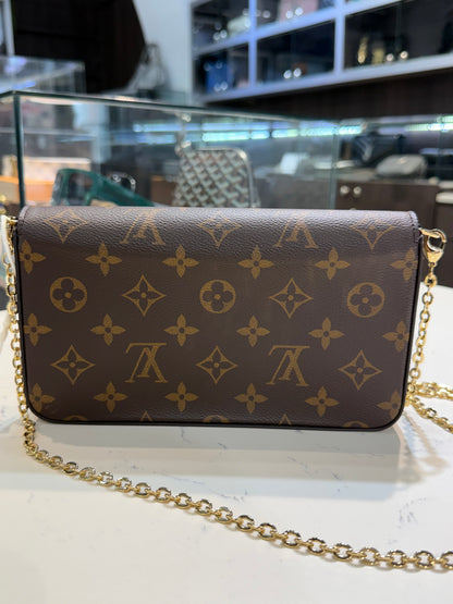 Pre-Owned LV Pochette Monogram Félicie