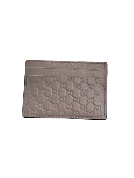 Gucci Microguccissima Grey Card Holder