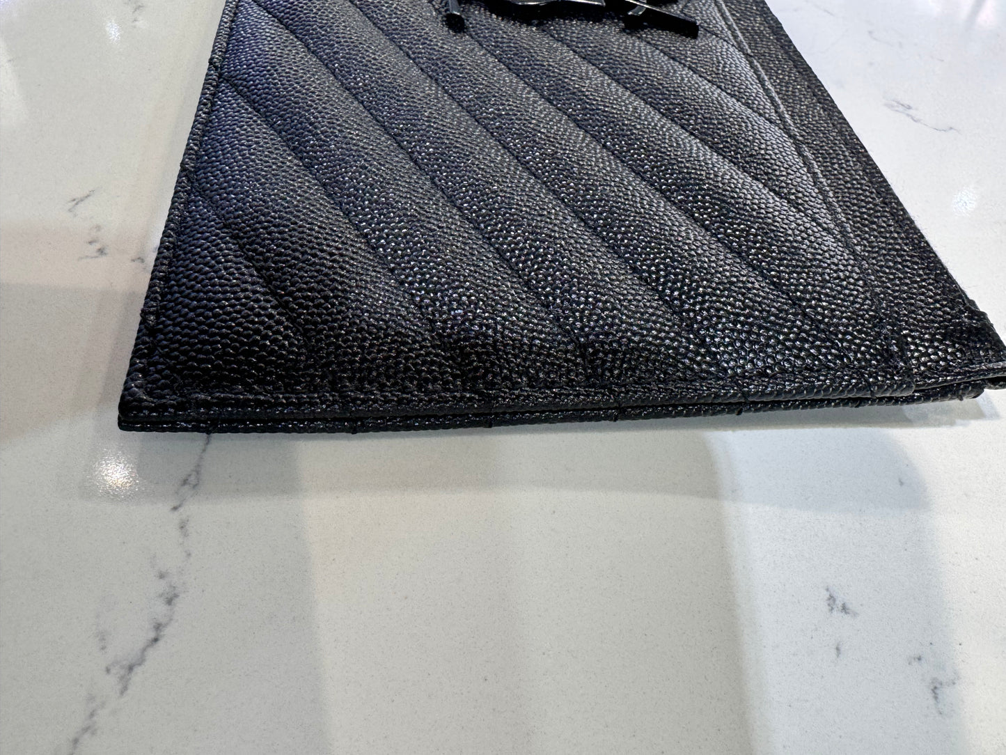 Saint Laurent Black Zip Pouch