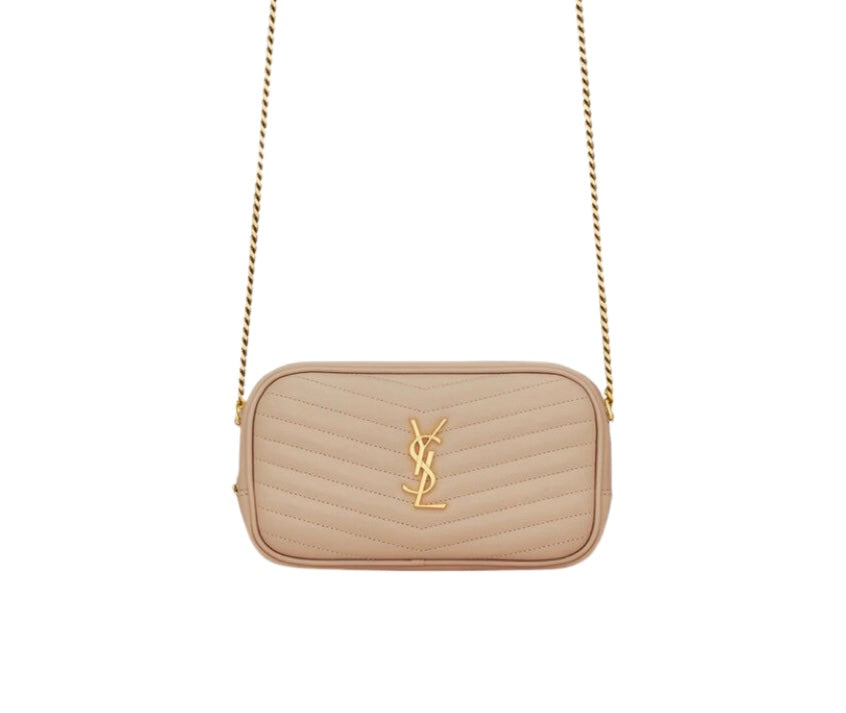 Saint Laurent Mini Lou Beige