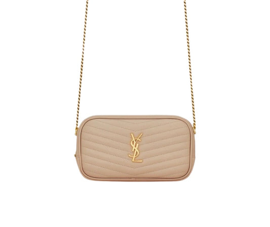 Saint Laurent Mini Lou Beige