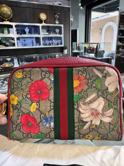 Gucci Ophidia Red Flora Crossbody