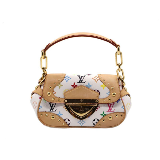 Louis Vuitton White Monogram Multicolore Marilyn Bag