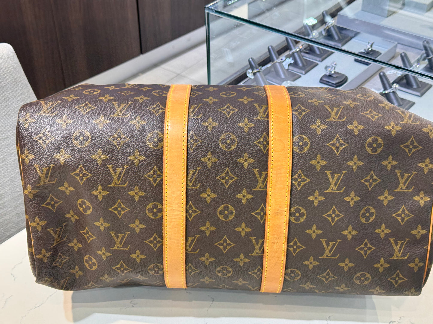 Vintage Louis Vuitton Monogram Keepall 45
