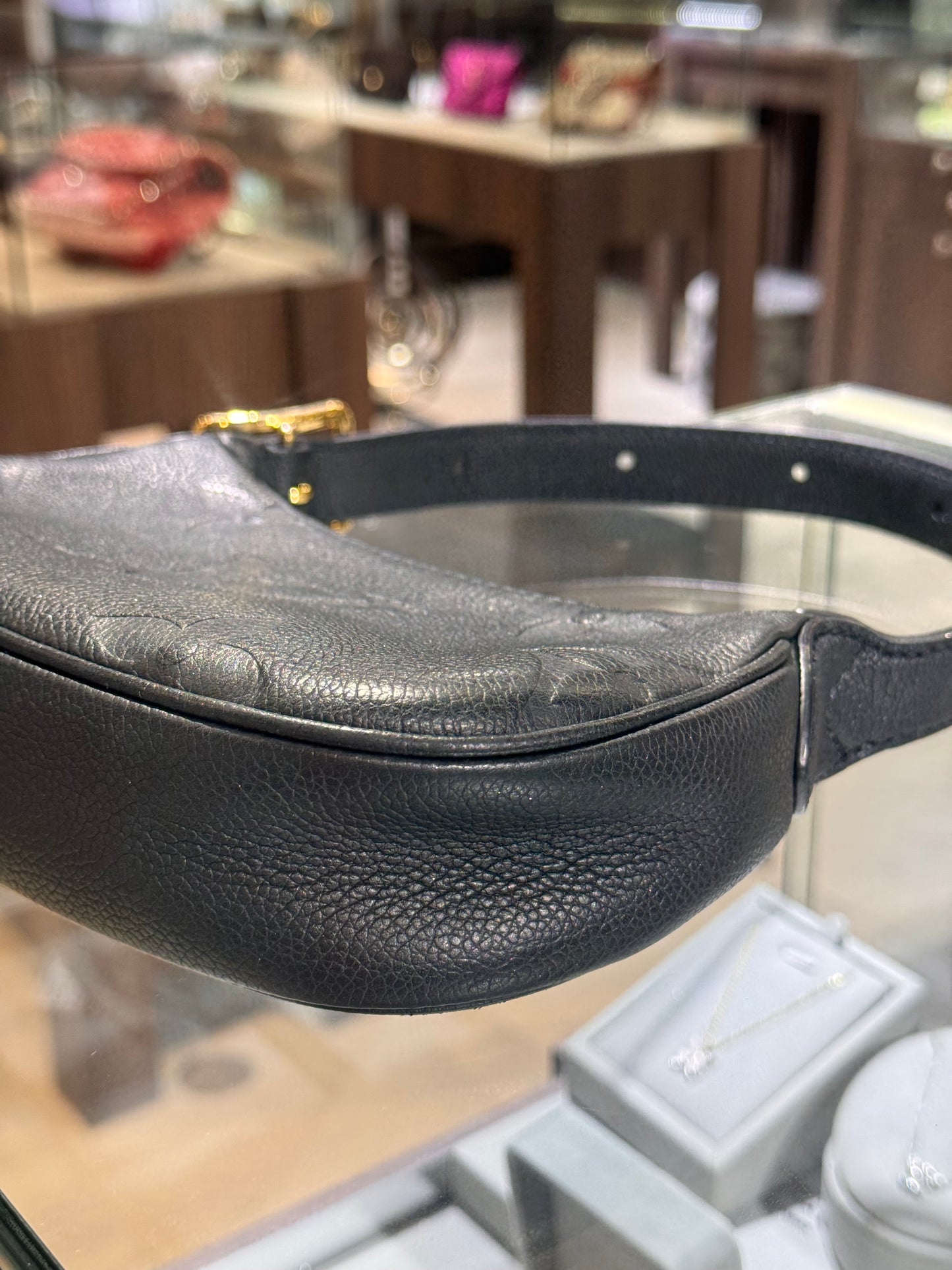 Louis Vuitton Black Empreinte Mini Moon