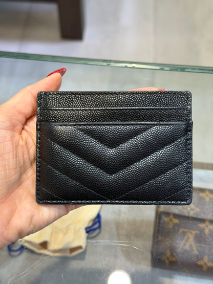 PreOwned Saint Laurent Cassandre Card Holder