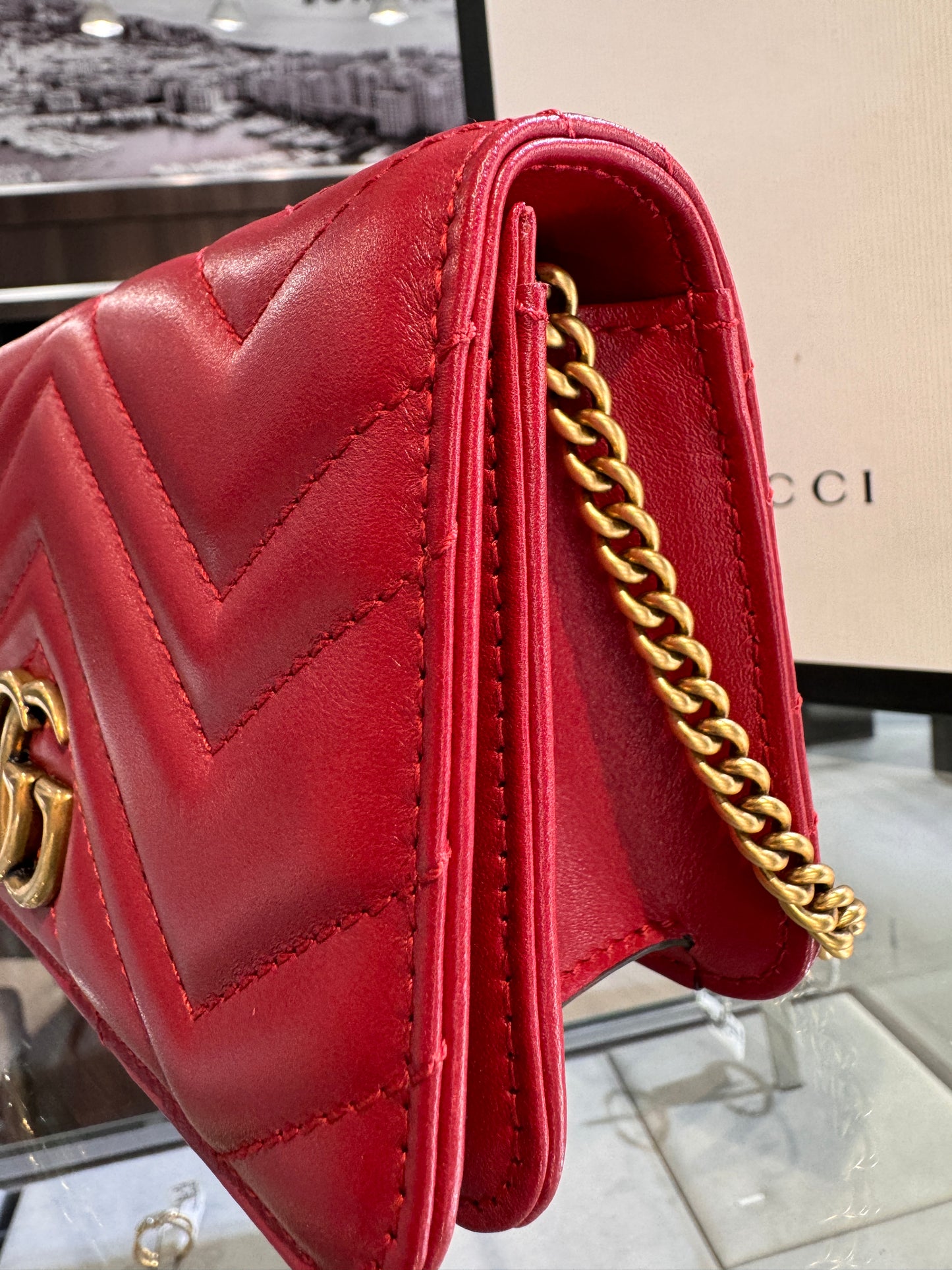 Gucci GG Mini Marmont Red