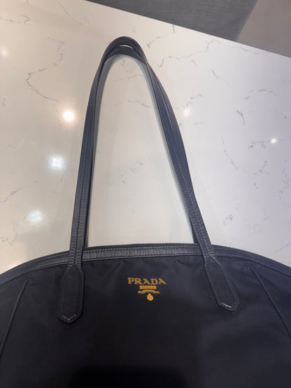 Prada Black Nylon Tote