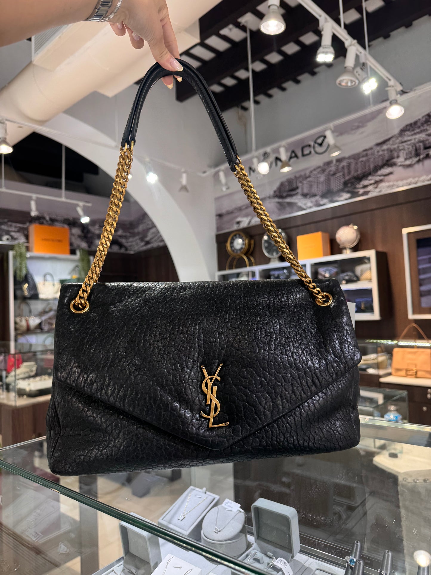 Saint Laurent Calypso Large Bag