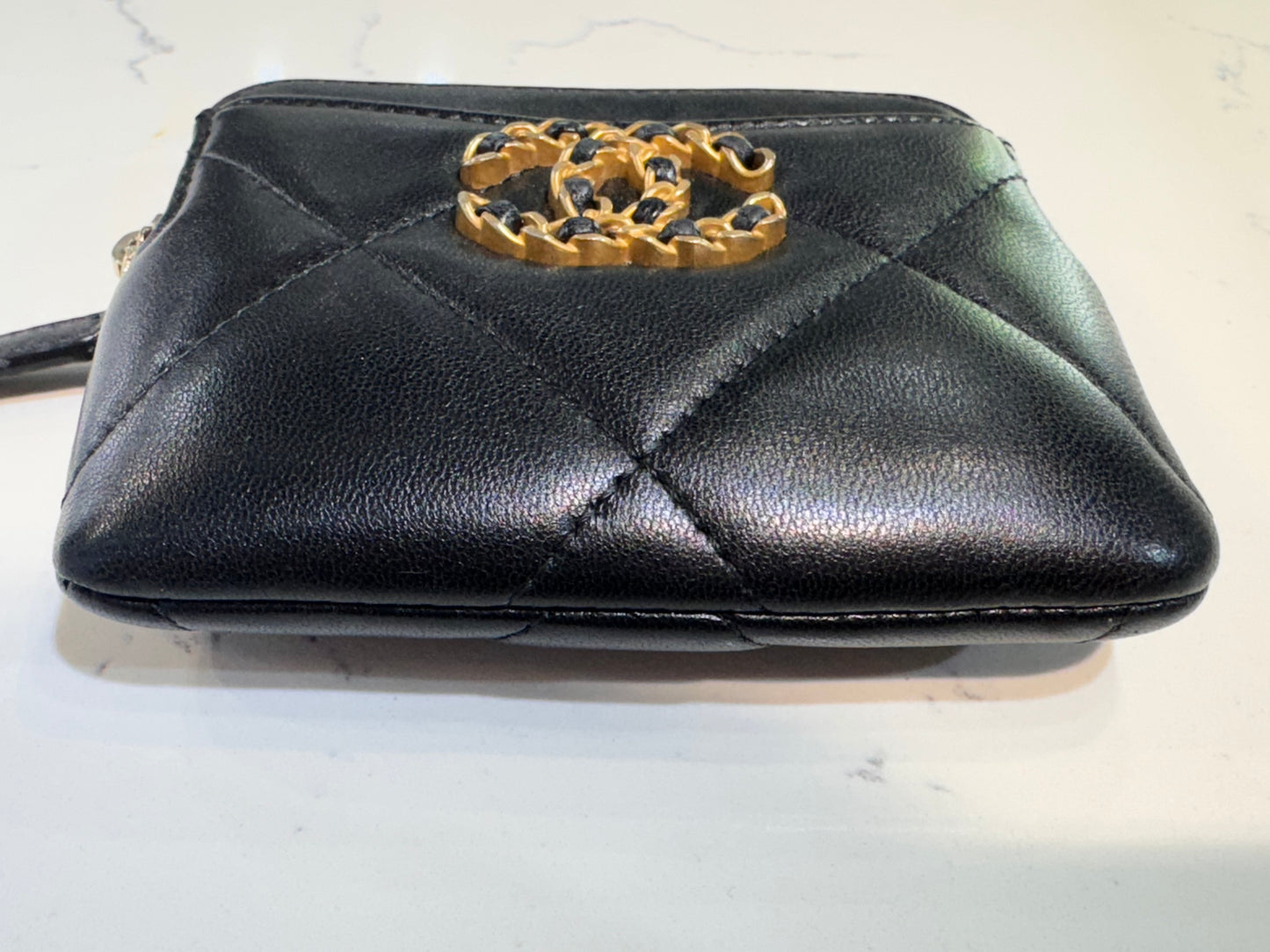 Chanel 19 Black Coin Purse