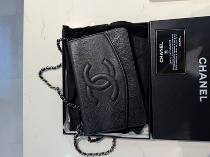 Vintage Chanel Caviar Timeless CC WOC