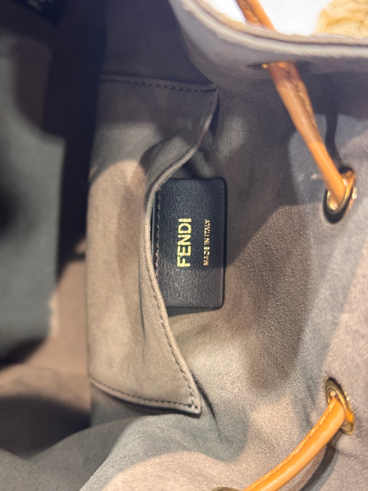 Fendi Mon Tresor Zucca Bucket Bag