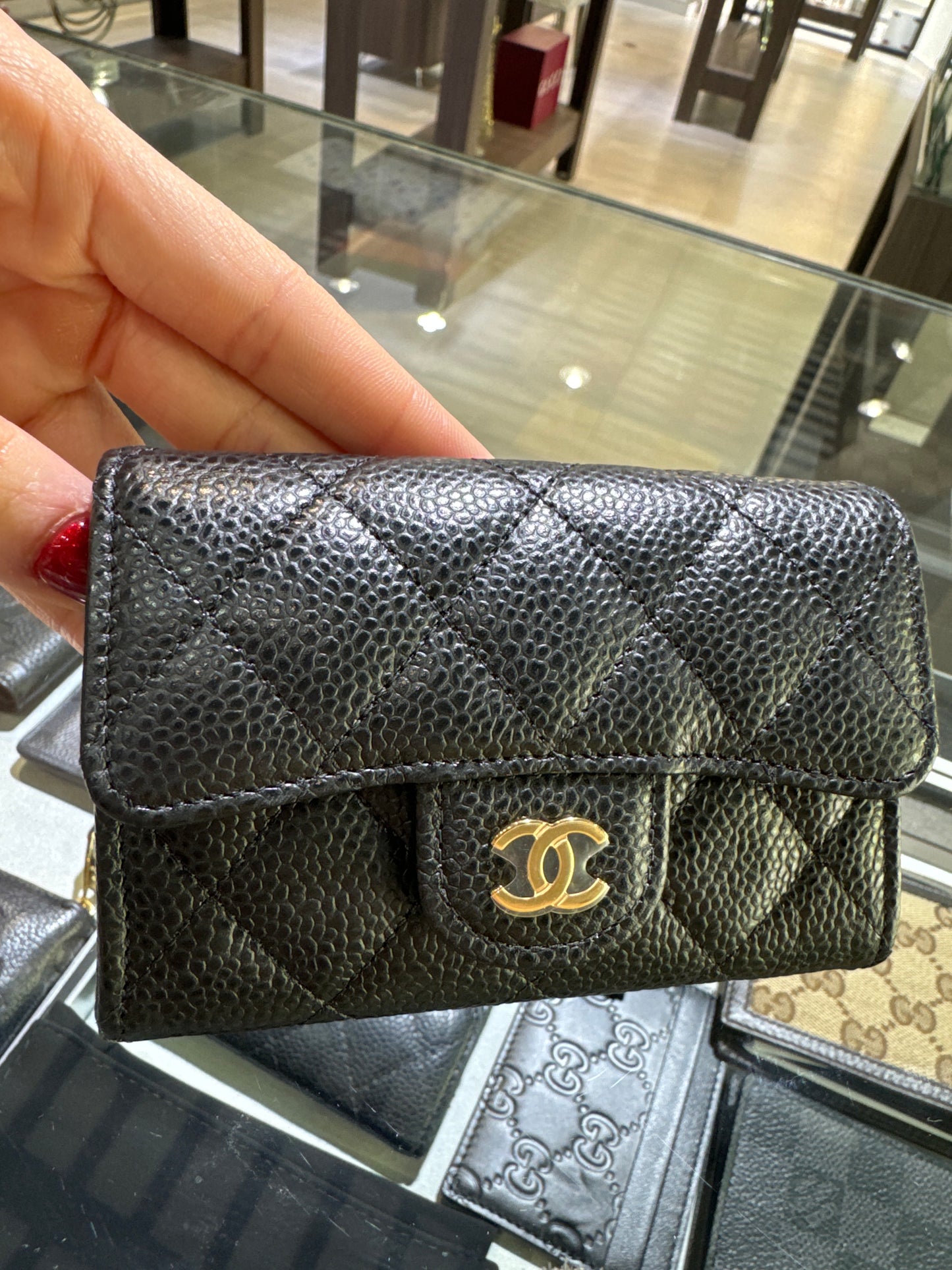 Chanel classic flap card holder