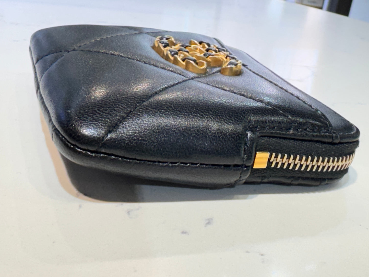 Chanel 19 Black Coin Purse