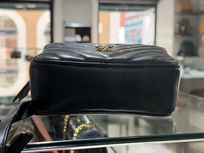 Pre-Owned YSL Lou Black Belt Bag