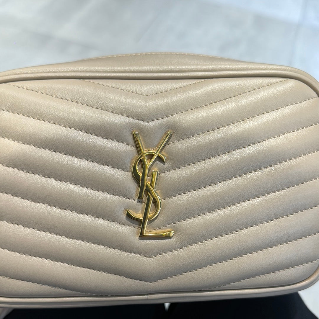 Saint Laurent Mini Lou Beige