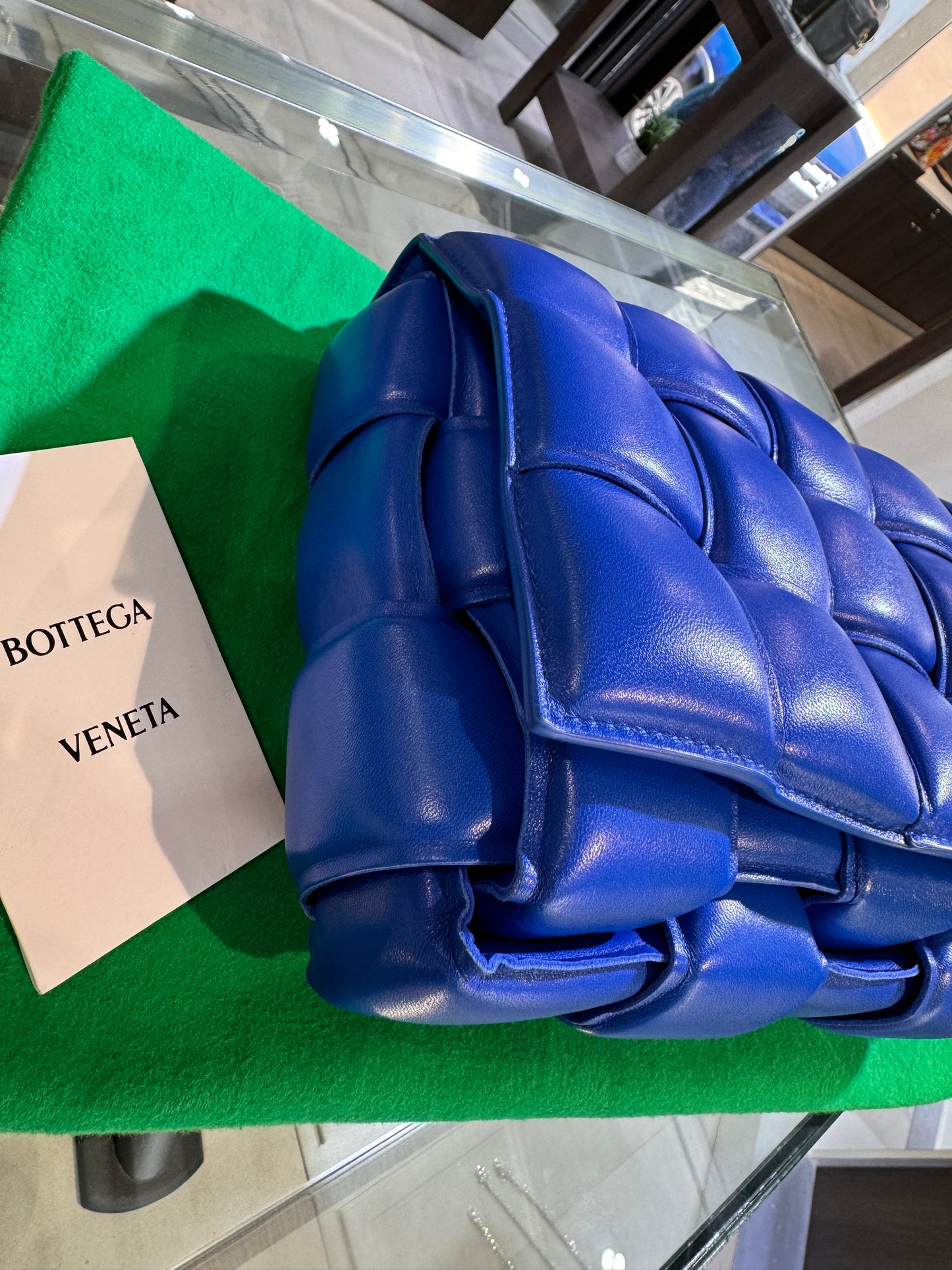 Bottega Veneta Chain Cassette Royal Blue