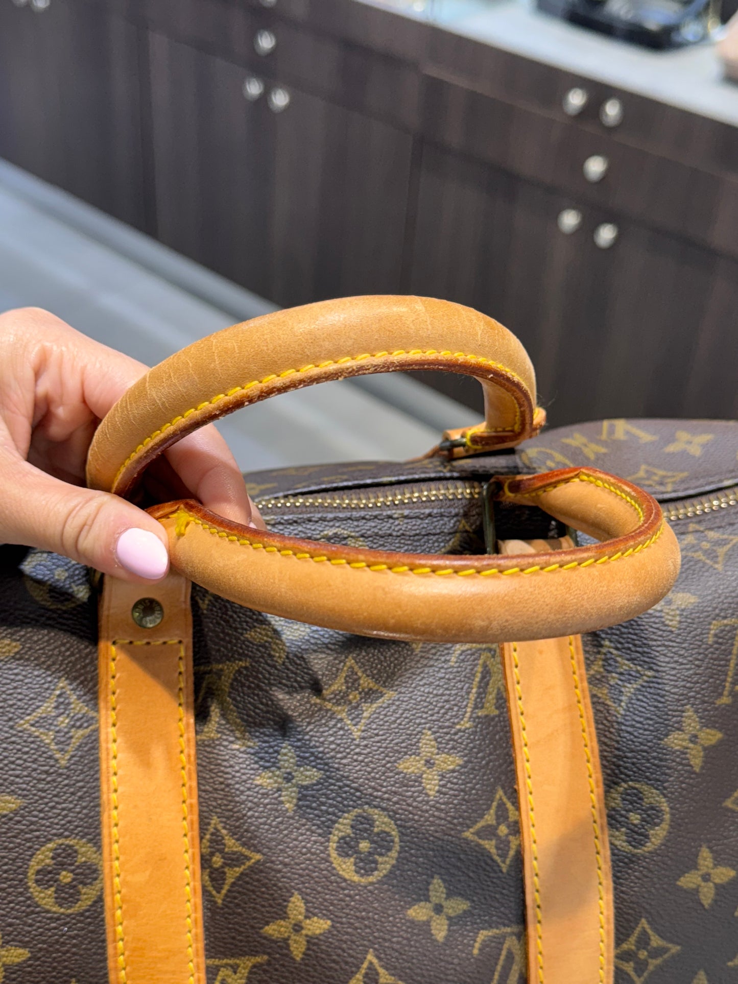 Vintage Louis Vuitton Monogram Keepall 45