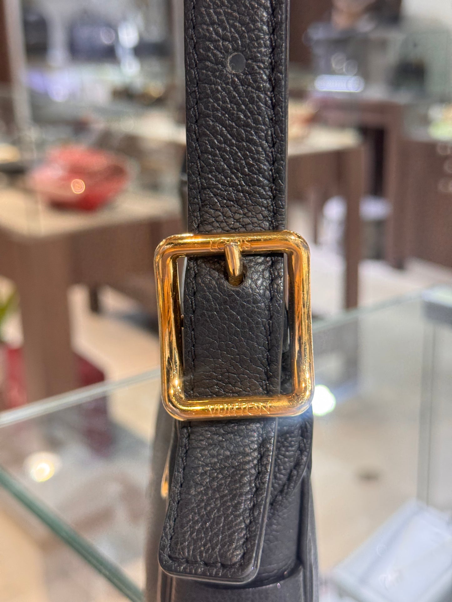 Louis Vuitton Black Empreinte Mini Moon