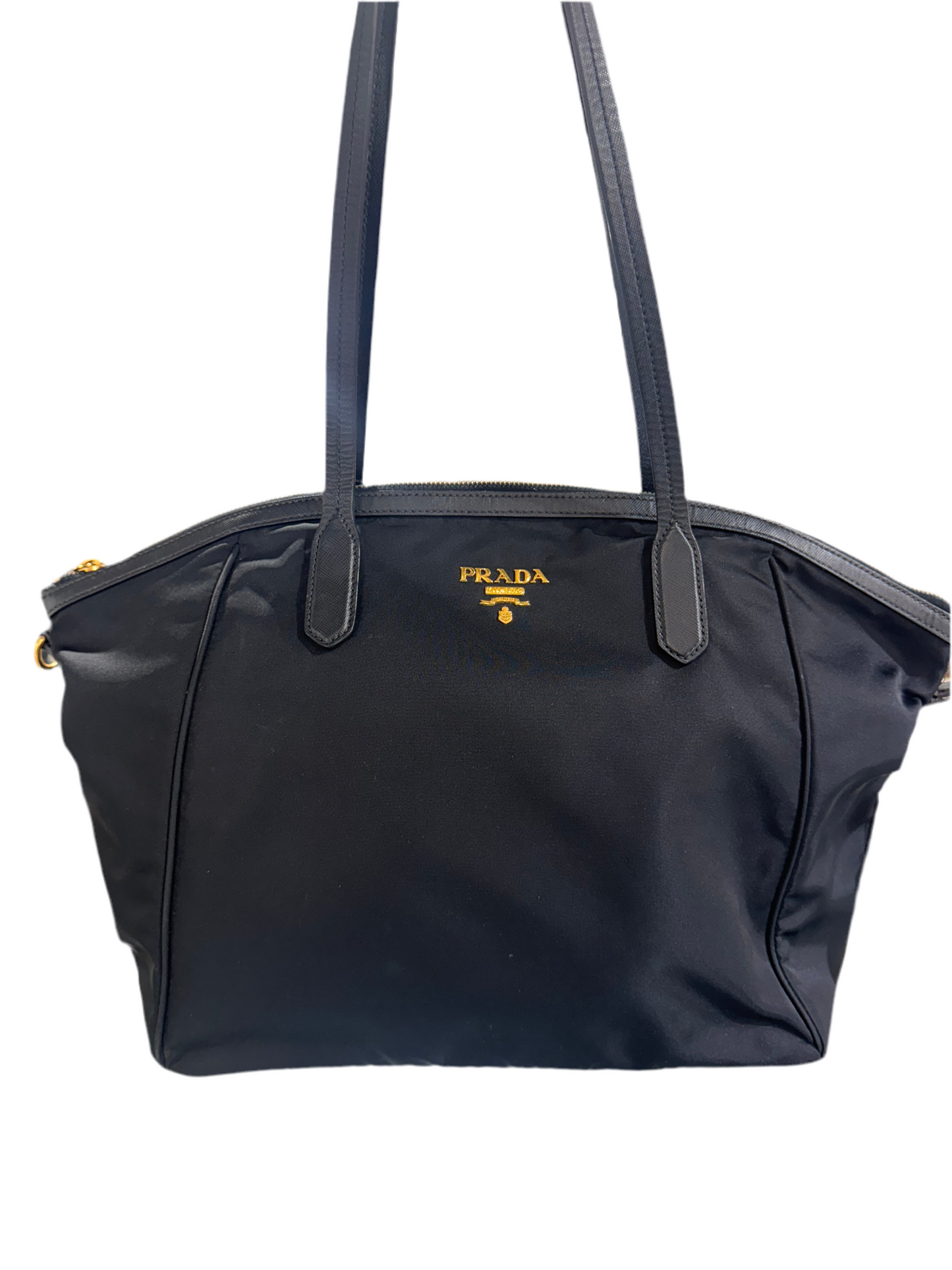 Prada Black Nylon Tote