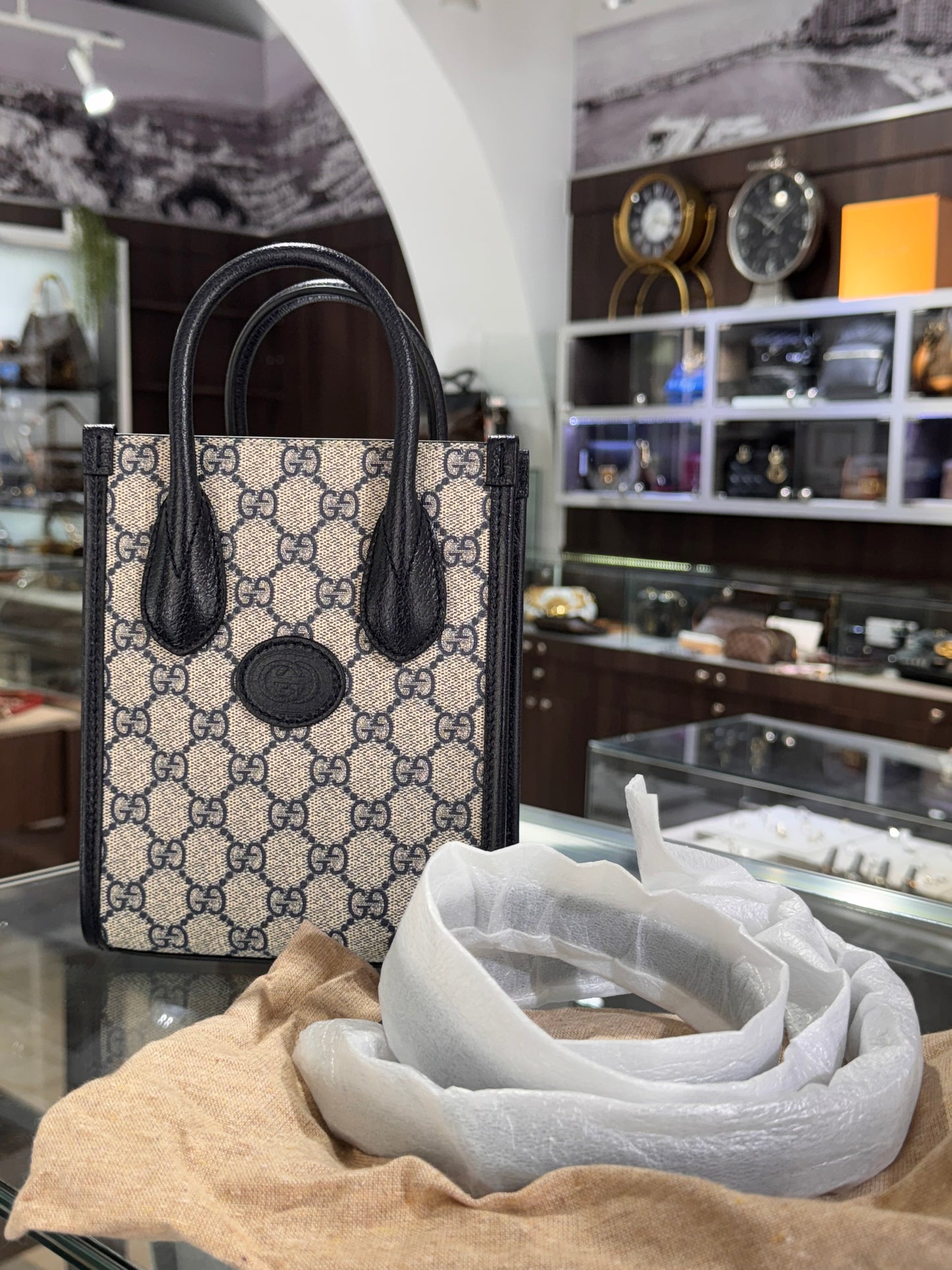 Gucci GG Supreme Mini Retro Tote