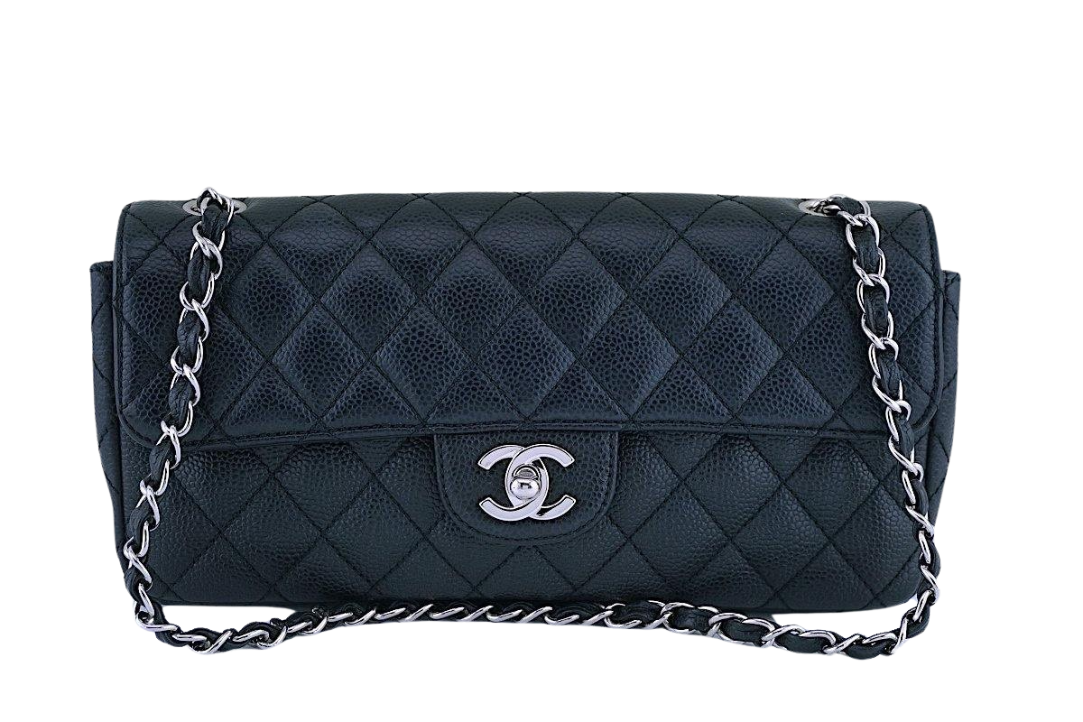 Chanel East West Black Caviar