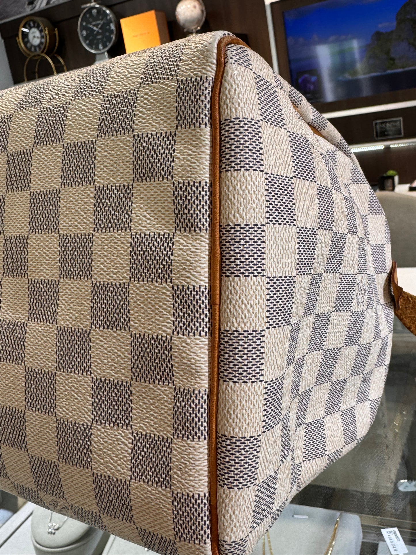 Louis Vuitton Speedy 30 Damier Azur