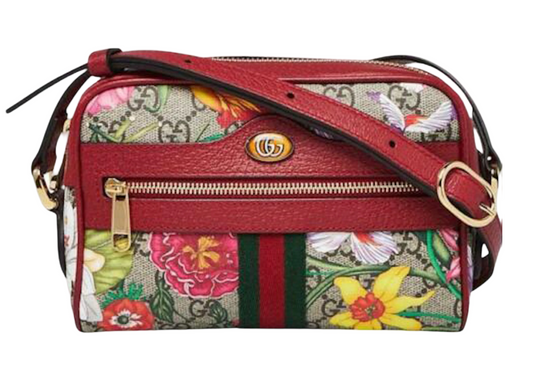 Gucci Ophidia Red Flora Crossbody