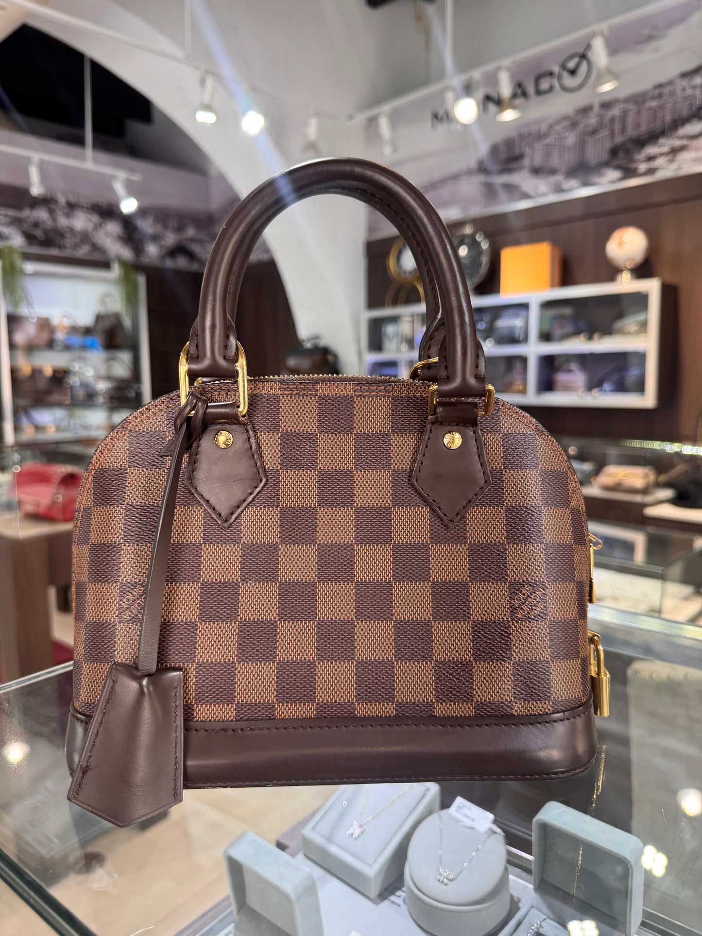 Louis Vuitton Damier Ebene Alma BB
