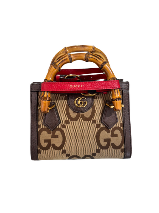 Gucci Jumbo GG Mini Diana Bamboo