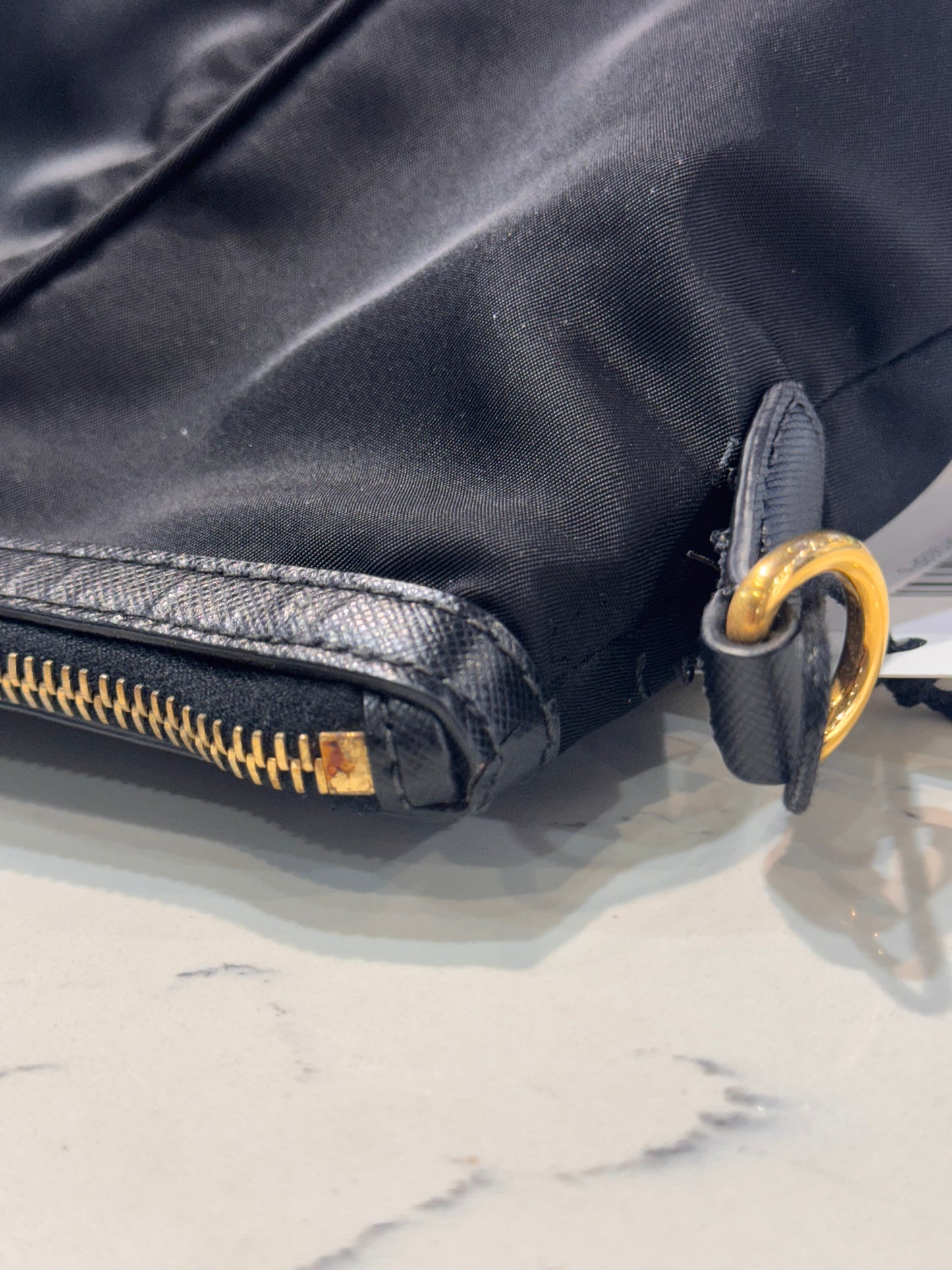 Prada Black Nylon Tote