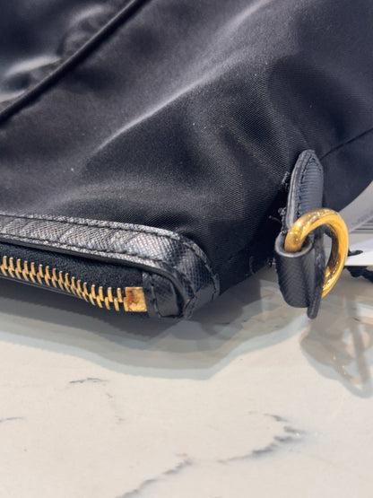 Prada Black Nylon Tote
