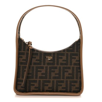 Pre-Owned FF Jacquard Vitello Grace FF Mini Fendessence Shoulder Bag