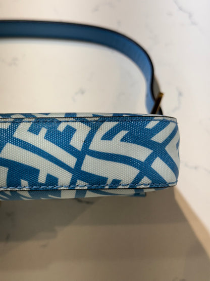 Fendi Baguette Vertigo Zucca 1997 Blue