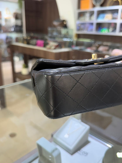 Chanel Mini Rectangular Black Lambskin