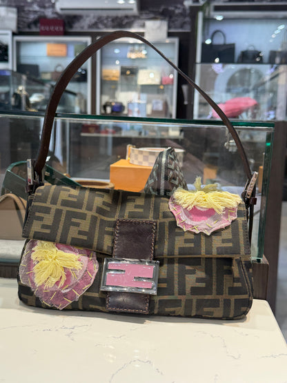 Pre-Owned FF Zucca Flower Baguette