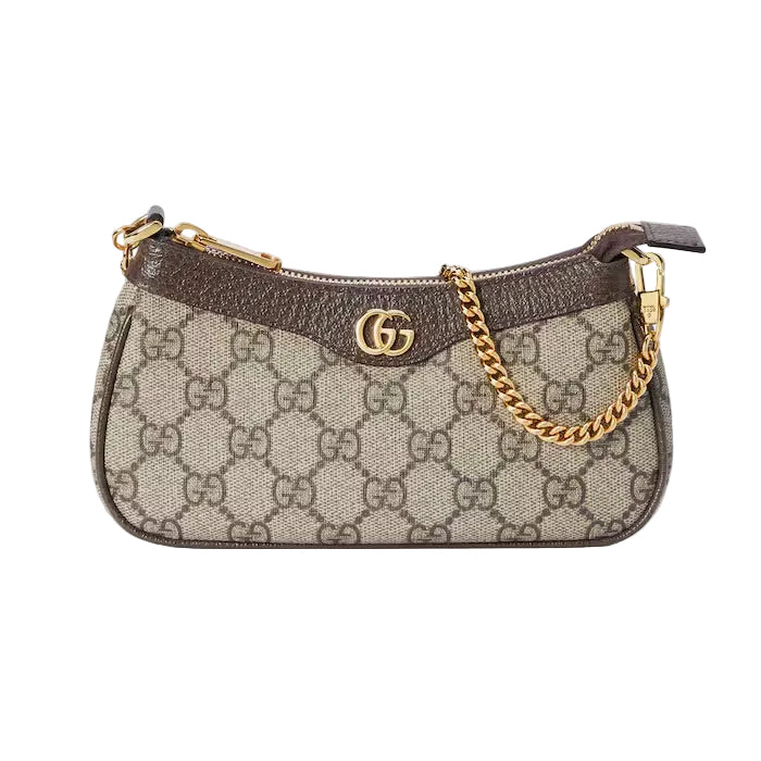 Pre-Owned GG Mini Ophidia and Ebony Supreme Shoulder Bag