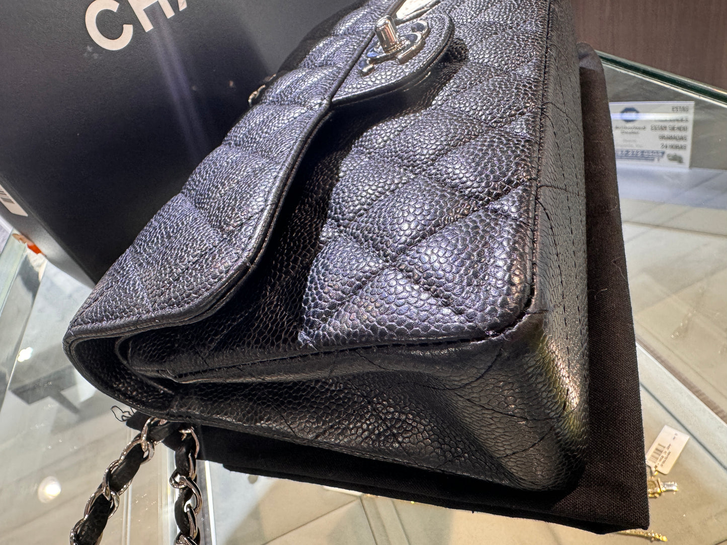 Chanel Small Black Caviar Classic Double Flap