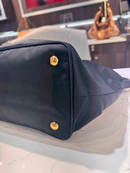 Prada Black Nylon Tote