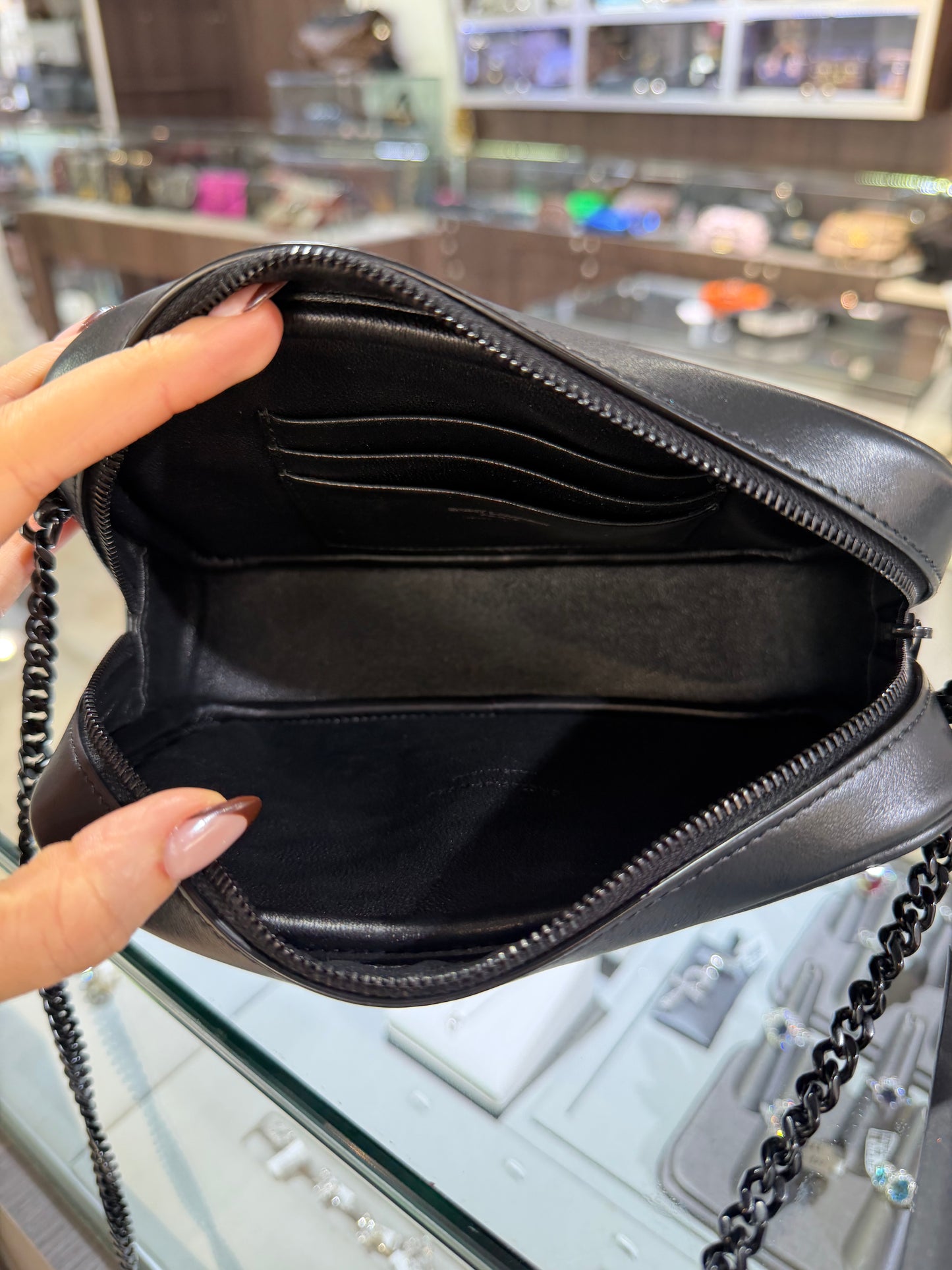 Saint Laurent Black Mini Lou