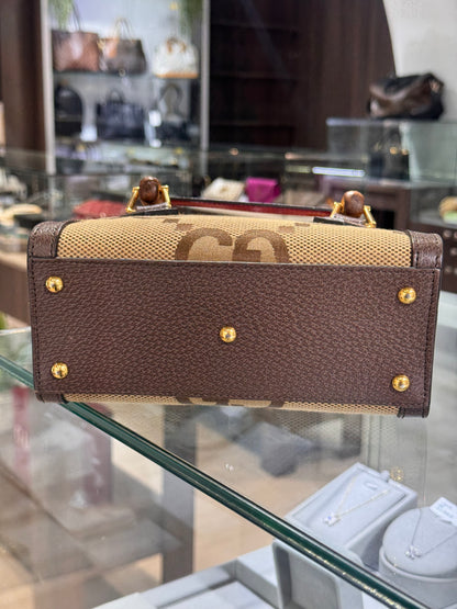 Gucci Jumbo GG Mini Diana Bamboo