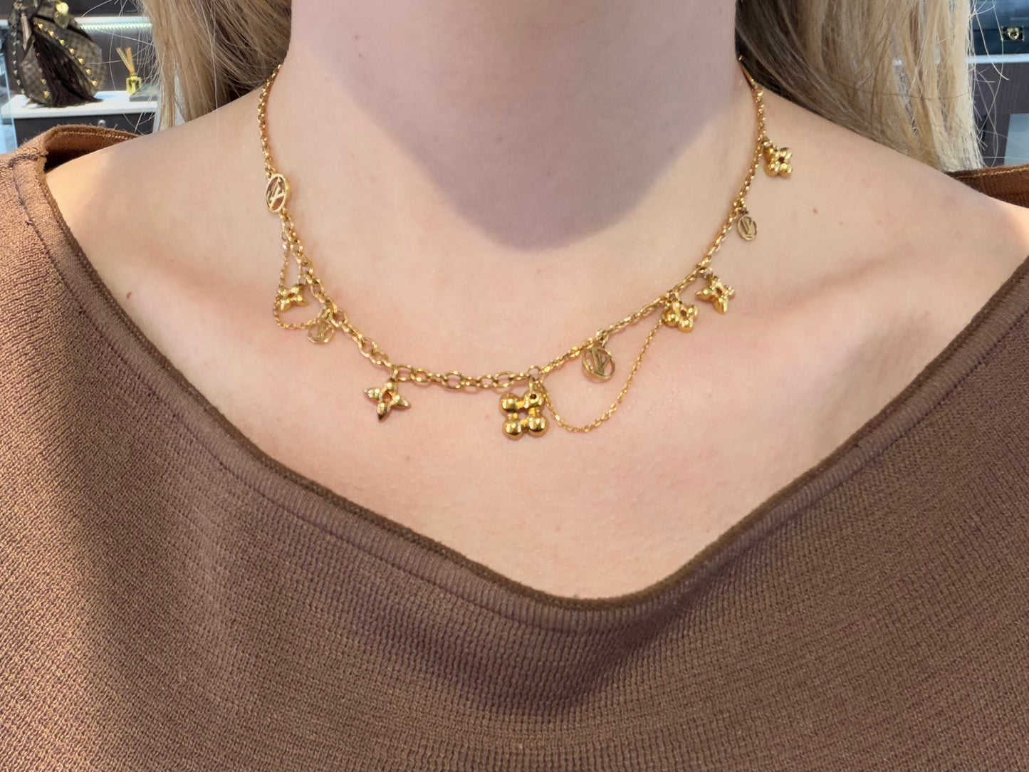 Pre-Owned LV Blooming Supple Necklace