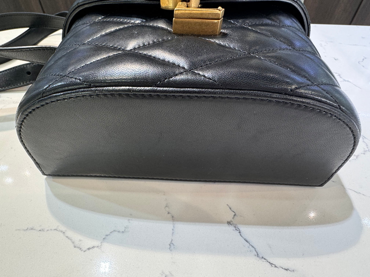 SAINT LAURENT JUNE BOX BAG IN QUILTED LAMBSKIN